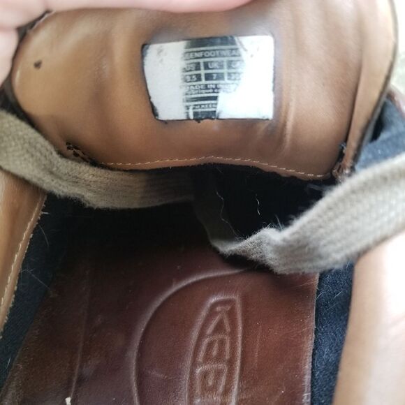 Keen Presidio Brown Leather Cascade/Shitake Casual Lace Up Shoes Woman's 9.5 - Picture 7 of 7